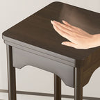 1 Piece Set 2 Tiers/3 Tiers Wooden Square Plant Stand Side Table with 2 Shelves/3 Shelves and Legs