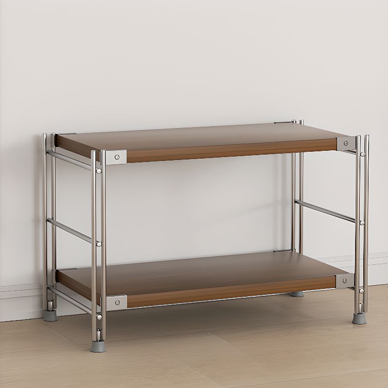Minimalist Steel Pallet Storage Rack with Flexible Shelves, Free Standing