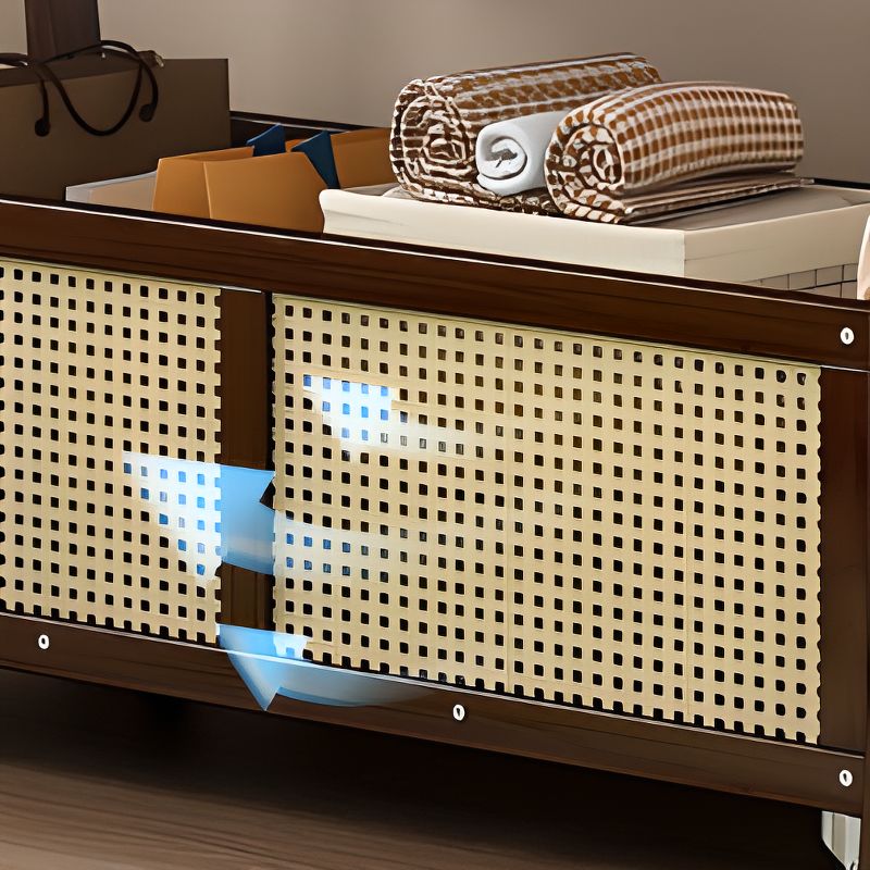 Modern Simple Style Coat Tree with Container Storage, 1 Basket, and 4 Hooks