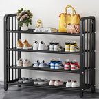 5 Tiers/4-tier/3-tier Modern Metal Standalone Shoe Shelf with Shelf