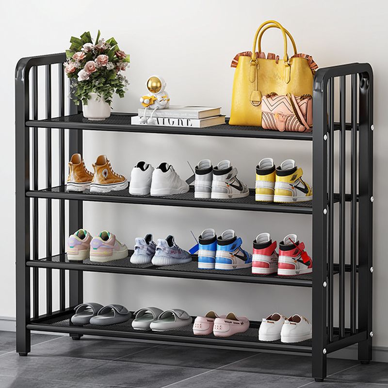 5 Tiers/4-tier/3-tier Modern Metal Standalone Shoe Shelf with Shelf