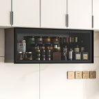 Modern Wall Mounted Display Stand Metal Storage Cabinet for Kitchen