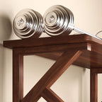 Gaming Computer Desk in Minimalist Style with Crack Resistant Sled Base and Independent Structure Featuring Wire Management in Solid Wood