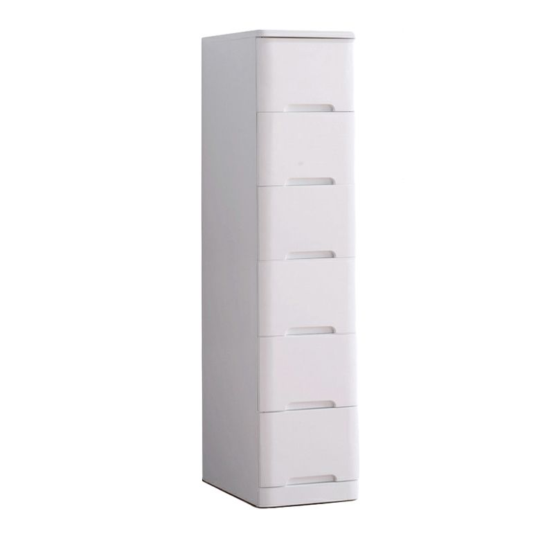 Scandinavian Wooden Lingerie Chest with 6 Drawers for Tall and Narrow Dressing Spaces