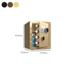 Steel Security Safe with Battery, Lockable with Keys and Shelves