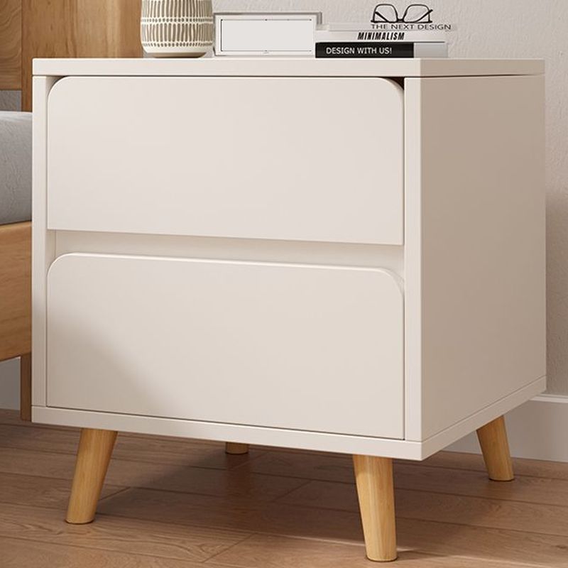 Modish Laminate Nightstand With Drawer Organization
