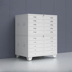 Art Deco Steel Non-flammable Horizontal Filing Cabinet/Vertical Filing Cabinet with Soft Close and Key Lock