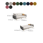 Damp-proof King Size/Full XL Size/Twin XL Size Tufted Convertible Sofa Daybed 2 Seater with Pillow, Square Arm & Tufted Back