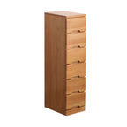 Modern Simple Style 16" Wide Solid Wood Filing Cabinet with Drawers for Home Office