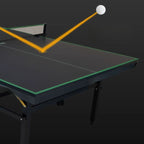 Indoor Ping Pong Table with Ink Synthetic Laminate Top