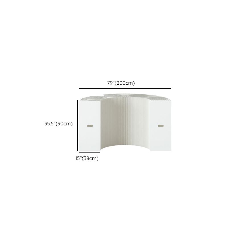 Chalk Collapsible Rectangle Up to 19 in W x 20 to 29 in/30 to 39 in/40 in & above H Unfinished Display Table with Single Pedestal Base