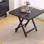 Trendy Folding Square Bi-fold Table with Abrasion Proof Laminate Top