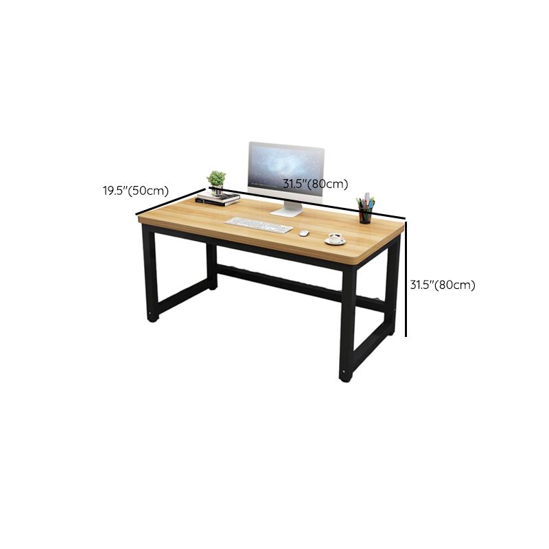 Modern Rectangular Laminate Writing Table with Unfinished Color