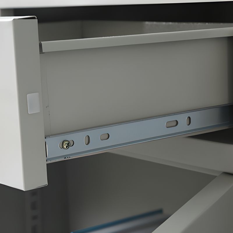 Base Cabinet/Office Console Cabinet with Stockroom Storage, Assembled and Safe, Featuring 2-Wide/1-Wide/3-Wide Compartments