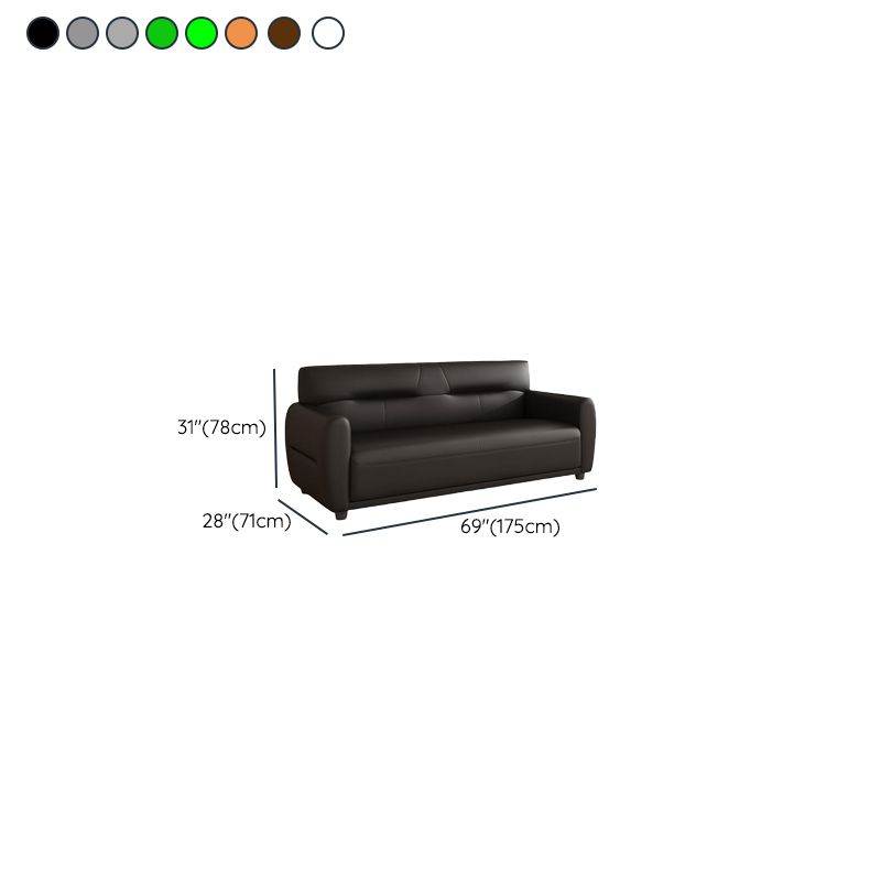 Dark Gray/Sage/Off-White Standard Sofa with Armrest for Drawing Room