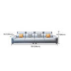 Traditional Style Backrest Modular Sofa Simple Living Room Sofa with Armrests