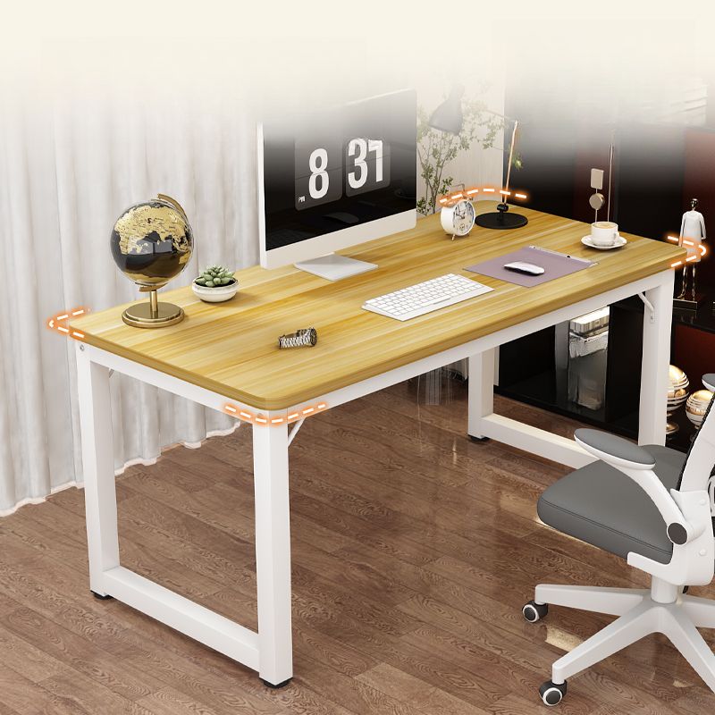 Casual Adjustable Writing Desk with Scratch-proof Sleigh Base in Ink/Light Gray/Sepia, Unattached Installation and Caster Options