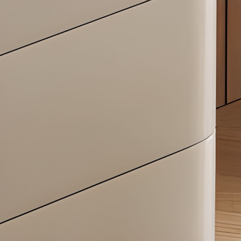 Modish Large/Standard Vanity Set with Natural Wood Table Top, White Chair, and 8/5 Drawers