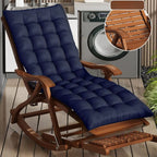 Western Style Wooden Rocking Chair with Track Arm