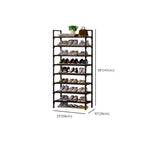 Midnight Black 3 Tiers/5 Tiers/4 Tiers Shoe Shelf with Accessible Storage