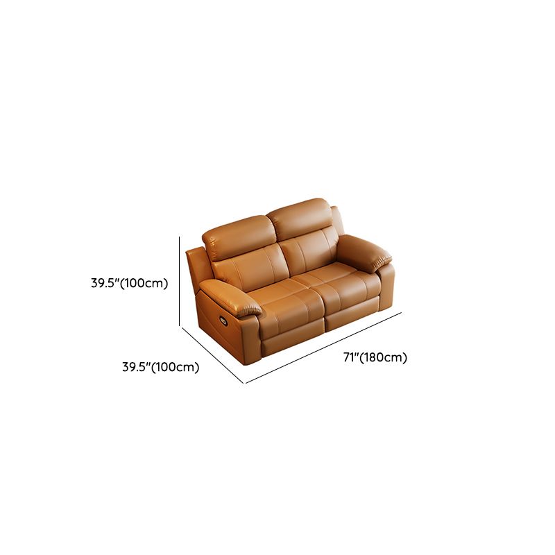 Modish Solid Color Stain Resistant Standard Sofa/Loveseat/Single Sofa in Light Brown for 3-seater/4-seater/2