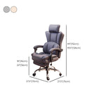 Modern Simple Style Wingbacked Chair with Flexible Height, Solid Color, Aluminum Frame in Silver, and Adjustable Backrest with Glide Movement