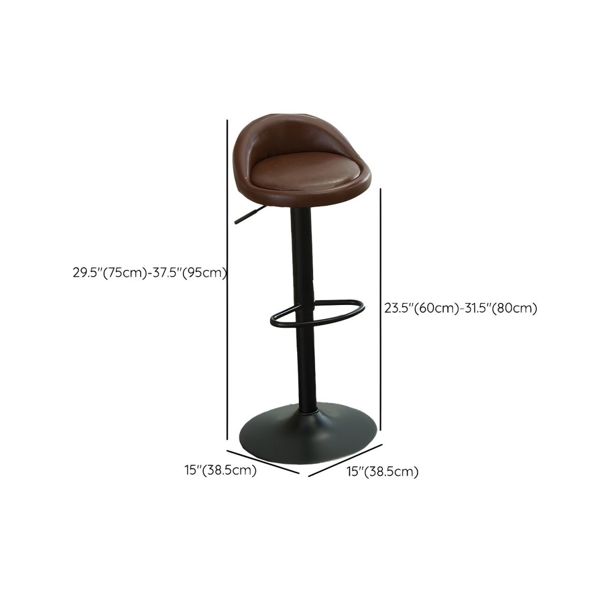 Round Counter Height Set Solid Wood 1/3 Pieces Pub Table Set