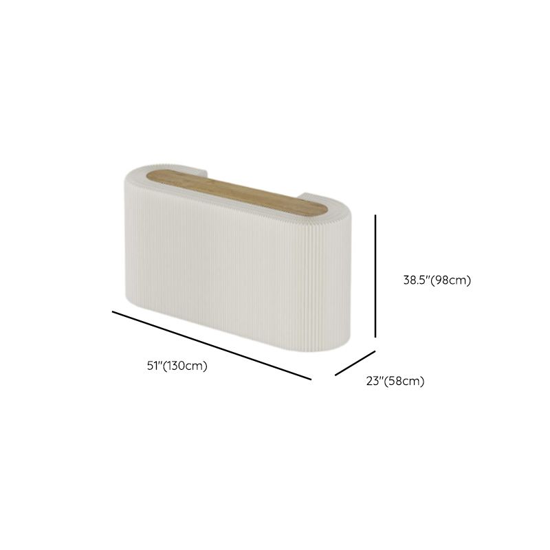 Chalk Oblong Display Table with Locker Feature, Unfinished Finish, 30 to 39 in/40 in & Above Height, 50 in & Above Size, 20 to 29 in Width