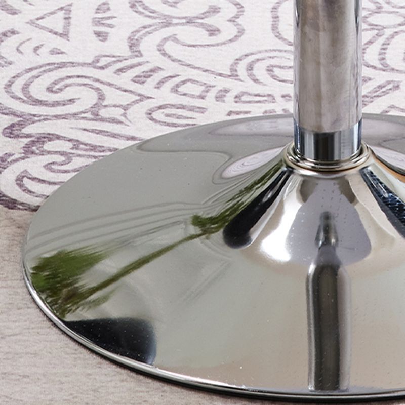 Height-adjustable Circular Pub Table in Ink/Metallic/Butter Color