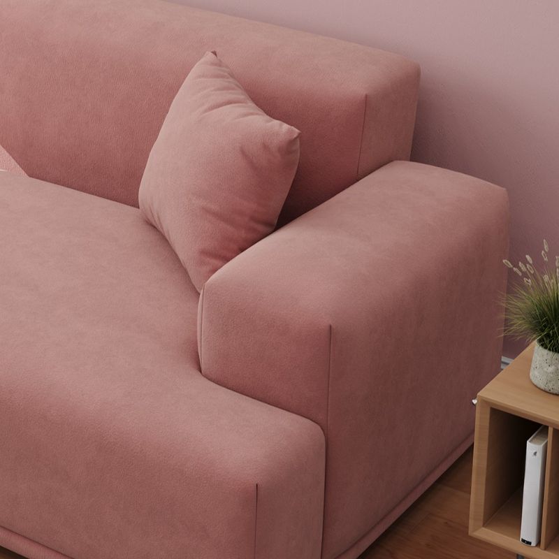 Modish Solid Color Standard Sofa in Black/Light Brown/Coffee for 5 Person/4-seater/3-seater