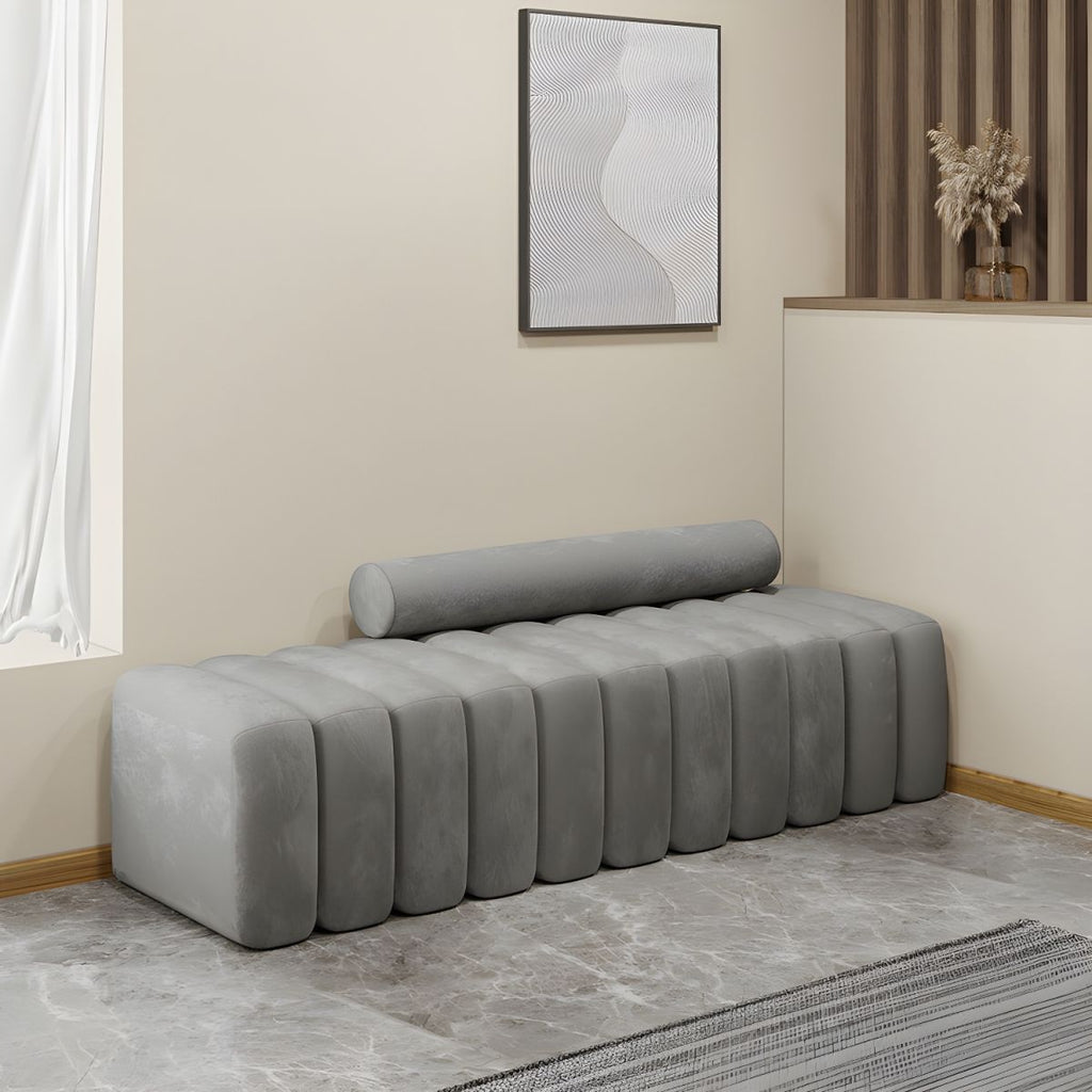 Armless Sofa 14.96" H * 19.69" W Contemporary Sofa for Living Room