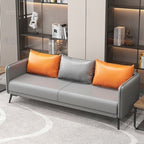 Modern Gray Standard Sofa with Pillow Back for Living Spaces