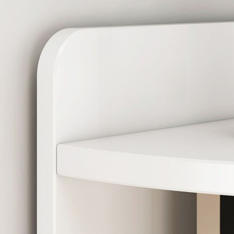 Nook Detached Accent Cabinet with Damp-proof Closet, 4 Exterior Shelves, Grip Bars, and Chalk Top