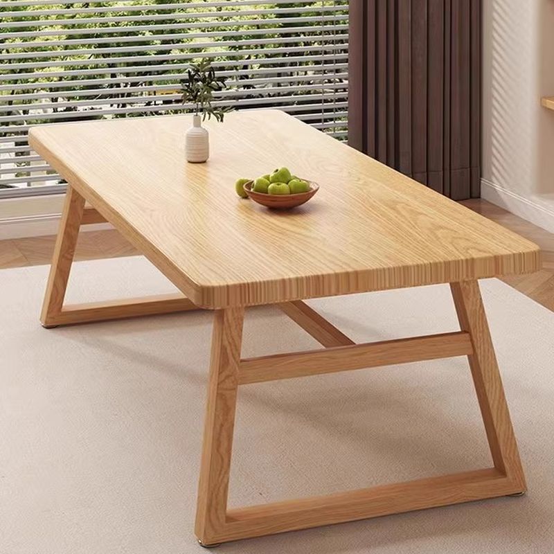 Composite Wood Dining Table with Sleigh Base, Chip Resistant, Seating for 4/6/10-person
