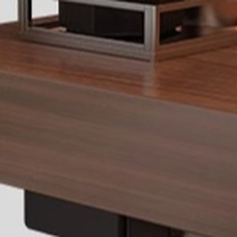 Minimalist Ergonomic Desk with Distortion-resistant Sled Base, Independent Structure, Wire Management, and Engineered Wood Top