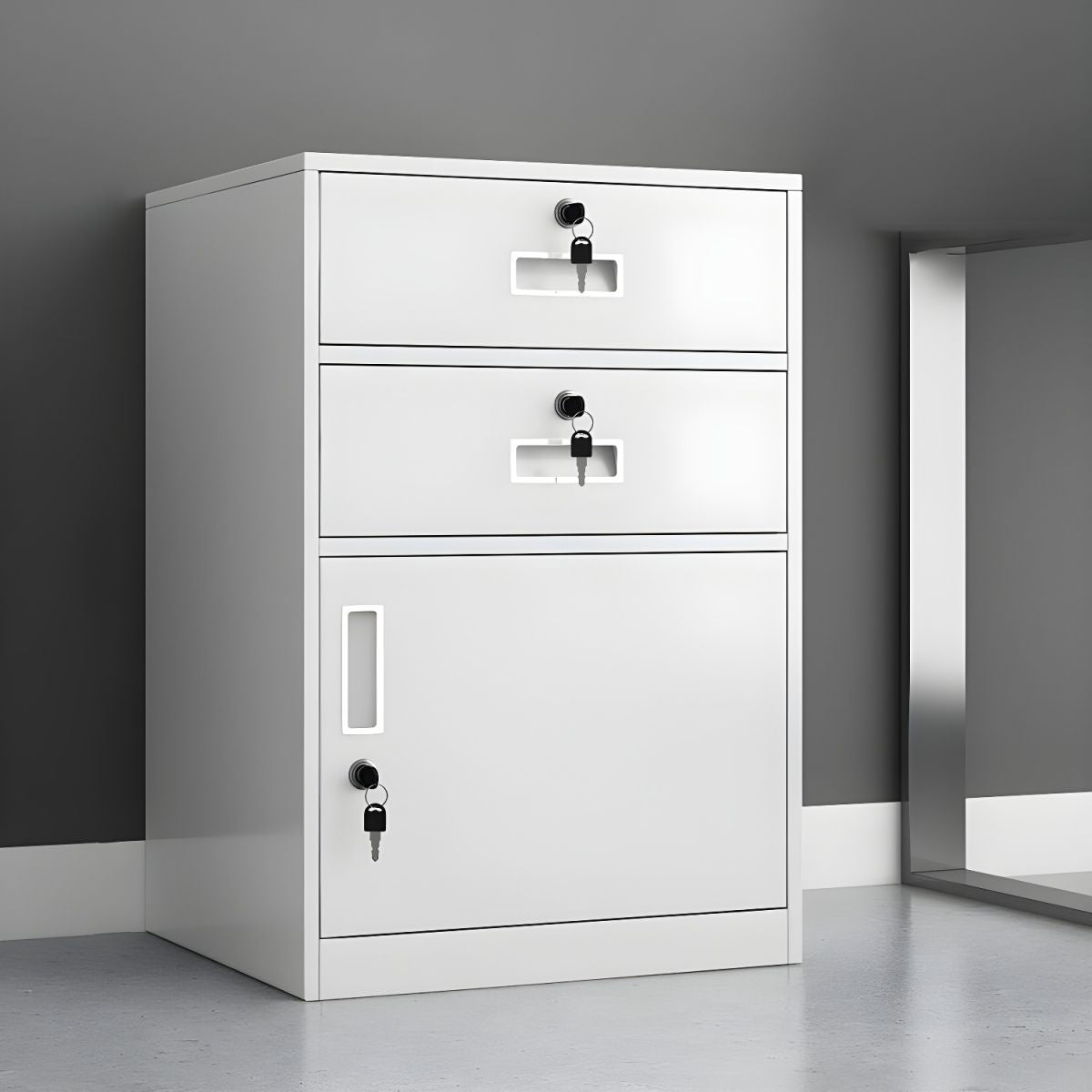 File Cabinet Metal Locking Drawers Plain Vertical File Cabinet