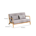 Comfortable Scandinavian Sofa with Foam Cushioning and Non-Skirted Design