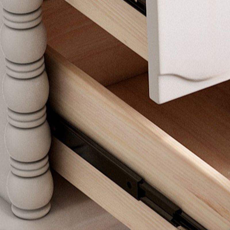 Trendy Natural Wood Console Dresser/Gentleman's Chest with Horizontal/Vertical Orientation