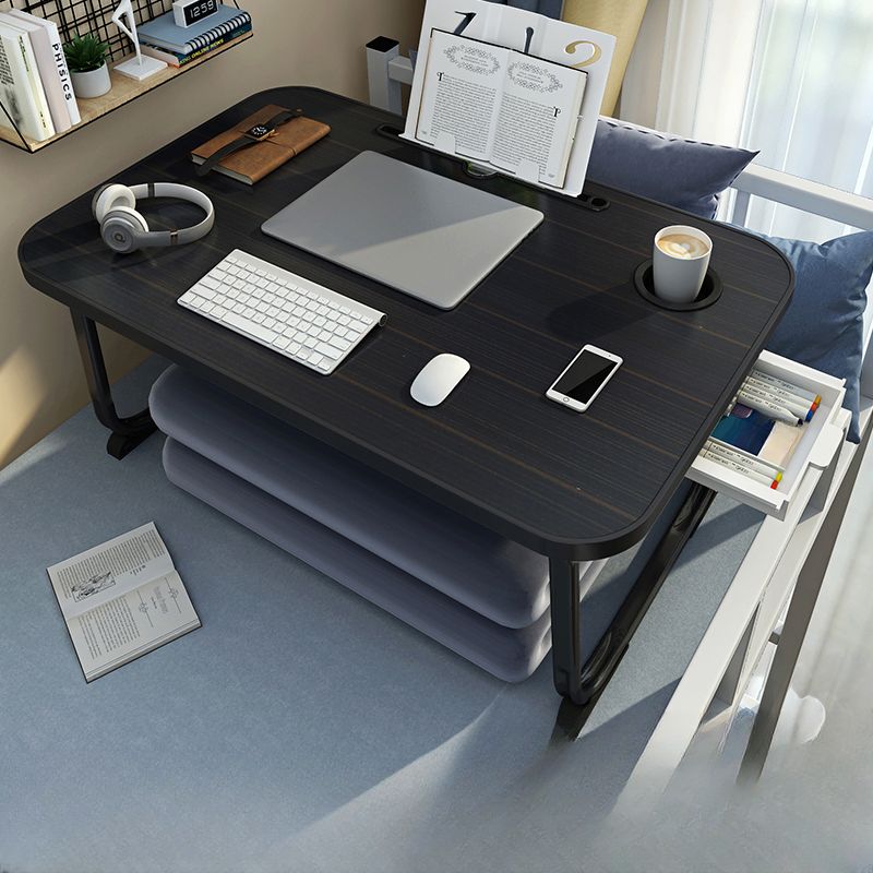 Casual Engineered Wood Notebook Stand with Compartment
