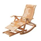 Rocking Accent Chair Wooden Farmhouse Living Room Ladder Reclining