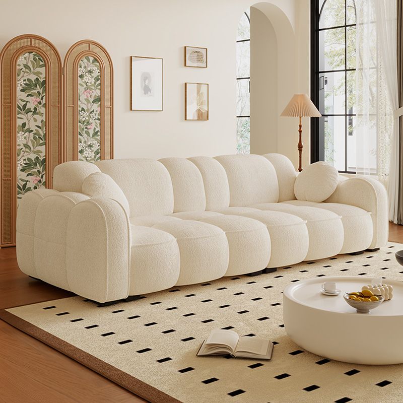 Drawing Room Standard Sofa in Midnight Black/Light Gray/Light Brown with Armrest