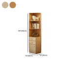 Detached Scratch-immune Accent Cabinet with 3/4 Exterior Shelves, Cabinet Knobs, Sepia/Wood Color Top, Soft Close Drawer, and Stain Resistant