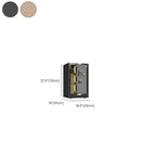 Steel Security Safe with Battery, Tamper Resistant, Keys, Interior Light, Interior Lining, and Shelves