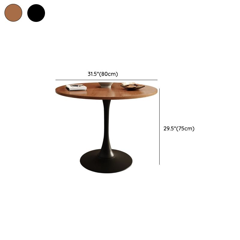 Laminate Dining Table with Pedestal Base, No Extra Durability, Available as 2-seater/4-seater