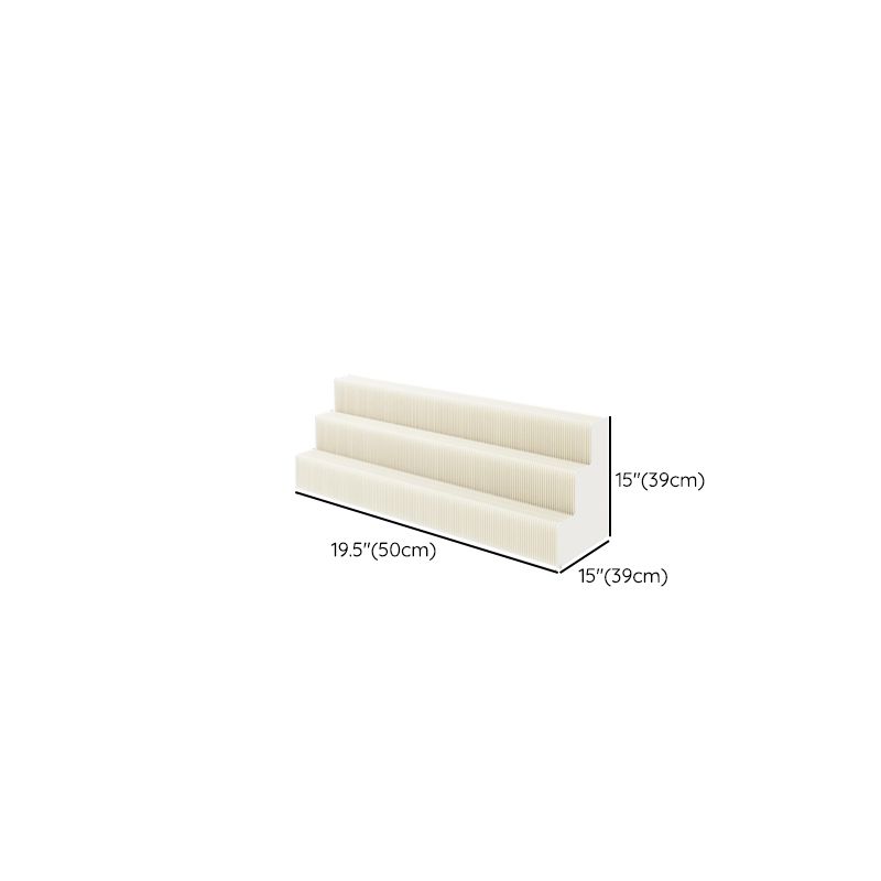 40 to 49 in/20 to 29 in L x Up to 19 in W x 10 to 19 in/Up to 9 in H White Folding Unfinished Display Table with Single Pedestal Base