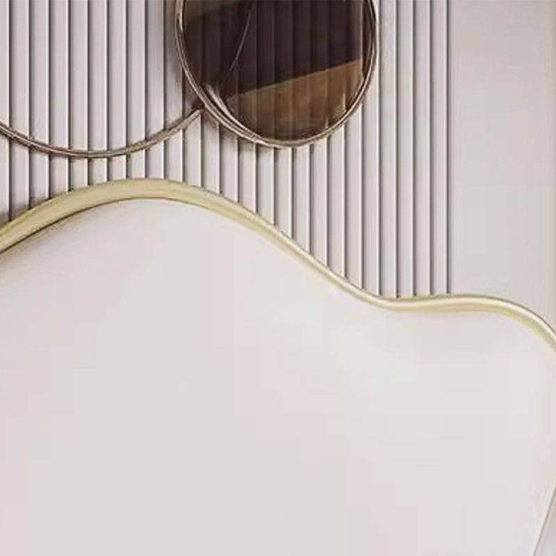 Trendy Panel Headboard in Natural Wood with No Distressing, Camelback Shape for King/Queen/Full Bed, Featuring Sponge Upholstery and Standard Height