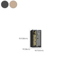 Steel Security Safe with Battery, Tamper Resistant, Keys, Interior Light, Interior Lining, and Shelves