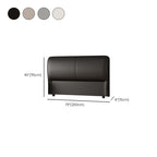 Trendy Panel Headboard in Natural Wood with No Distressing, Rectangle Shape for King/Queen/Full Bed, Sponge Upholstery Fill, Standard Height