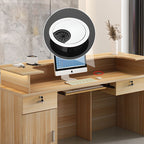 Reception Desk Rectangular with Cabinet Hutch Keyboard Tray Cable Management and Filing Cabinet, Manufactured Wood Top