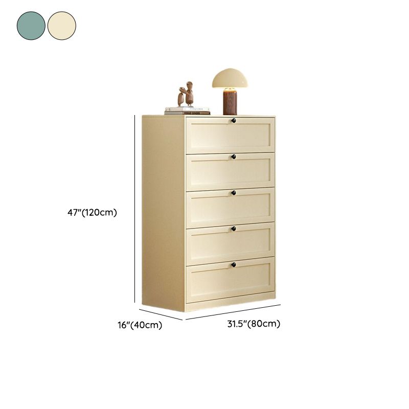 Casual Steel Bachelor Chest/Semainier with 3/4/5 Drawers in Vertical/Horizontal Orientation